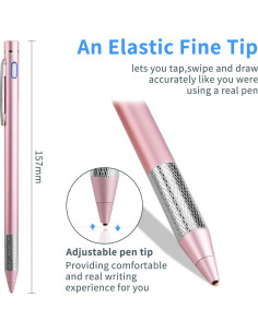 Lápiz Digital Activo Minilabo Rosa para HP Spectre X360 1.5mm 2