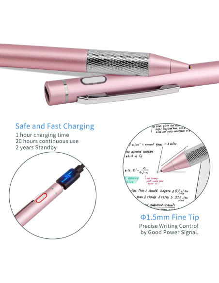 Lápiz Digital Activo Minilabo Rosa para HP Spectre X360 1.5mm