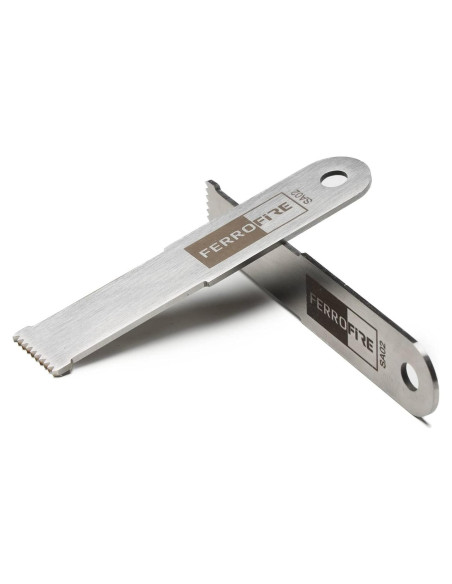 Raspador Serrado Grande FERROFIRE SA02 de Acero Carbono - 2 Unidades