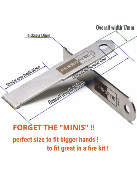 Raspador Serrado Grande FERROFIRE SA02 de Acero Carbono - 2 Unidades