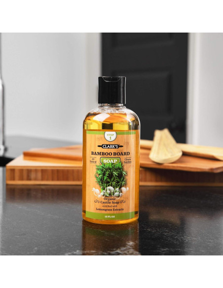 Jabón Orgánico para Tabla de Cortar CLARK'S - Hierba Limón - 396g