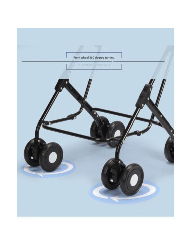 Carrito Doble para Mascotas YYW Verde - 4 en 1, 2 Transportadoras