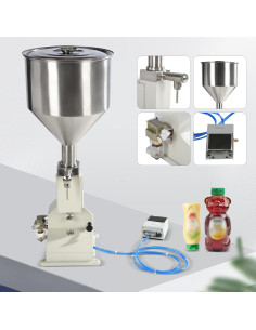 Máquina de Llenado Neumática Acero Inoxidable A02 5-50g 2
