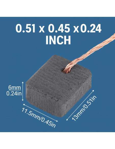 Cepillos de Carbono de Reemplazo Dewalt DWE402 - 4 Piezas