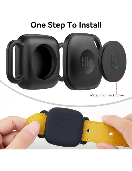 Soporte para Collar de Perro Life360 Tile Mate 2024 - 2 Unidades