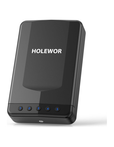 Caja Fuerte Portátil HOLEWOR para Pistolas 29x18x6.4cm