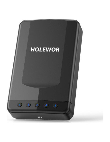 Caja Fuerte Portátil HOLEWOR para Pistolas 29x18x6.4cm Caja Fuerte Portátil HOLEWOR para Pistolas 29x18x6.4cm