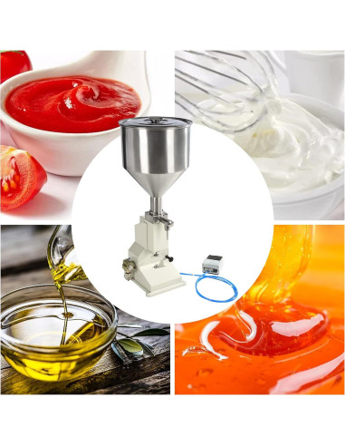 Máquina de Llenado Neumática Acero Inoxidable A02 5-50g