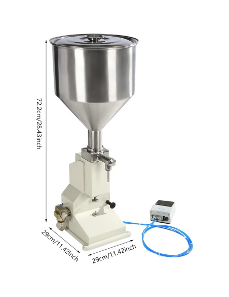Máquina de Llenado Neumática Acero Inoxidable A02 5-50g