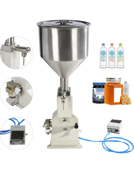 Máquina de Llenado Neumática Acero Inoxidable A02 5-50g