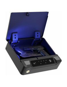 Caja Fuerte Biométrica Adoreal para 2 Pistolas con LCD