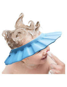 Gorro de Ducha Ajustable para Bebés KOMIDK - Azul