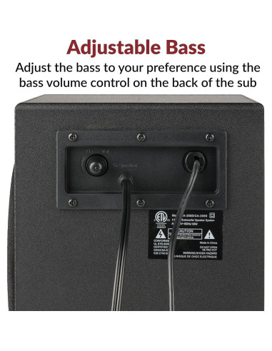 Altavoces 2.1 Cyber Acoustics CA-3090 con Subwoofer 18W