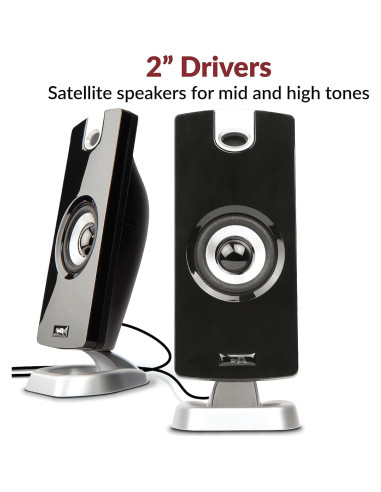Altavoces 2.1 Cyber Acoustics CA-3090 con Subwoofer 18W