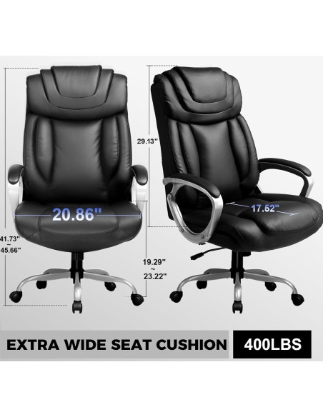 Silla de Oficina Ergonómica COMHOMA CH158 Ajustable con Ruedas