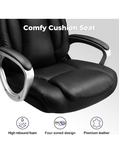 Silla de Oficina Ergonómica COMHOMA CH158 Ajustable con Ruedas