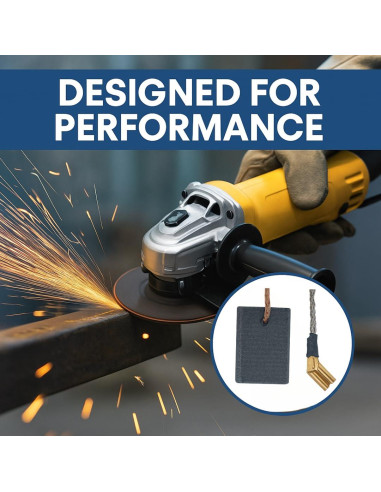 Cepillos de Carbono de Reemplazo Dewalt DWE402 - 4 Piezas