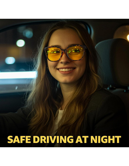 Gafas de Conducción Nocturna Myiaur Amarillas Polarizadas