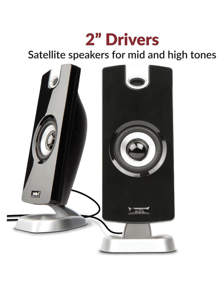 Altavoces 2.1 Cyber Acoustics CA-3090 con Subwoofer 18W