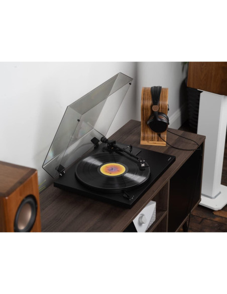 Tocadiscos Andover Audio SpinDeck 2 Negro - Semi-Automático, Con Cartucho AT3600