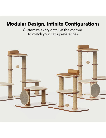 Torre de Árbol para Gatos PETLIBRO Infinity Modular 86cm