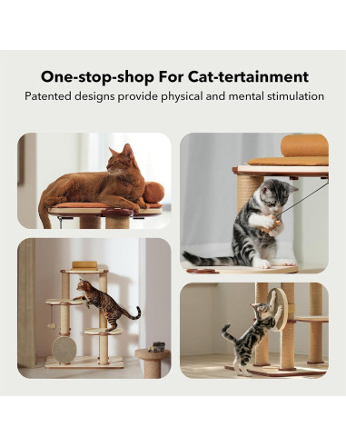 Torre de Árbol para Gatos PETLIBRO Infinity Modular 86cm