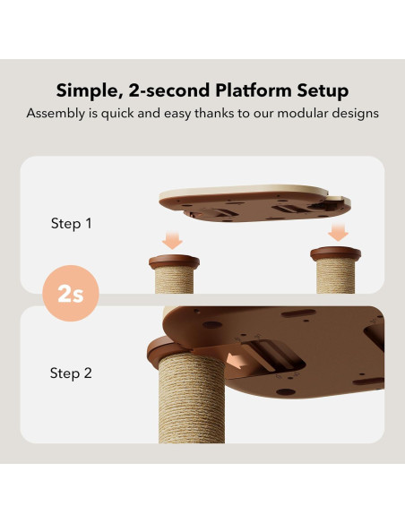 Torre de Árbol para Gatos PETLIBRO Infinity Modular 86cm