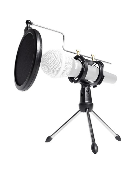 Paquete de Podcasting Audio-Technica ATM410 para PC - Micrófono, Soporte y Auriculares