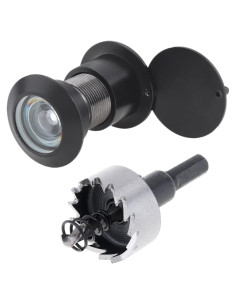 Mirilla de Puerta HOJLKLD de Latón 220 con Cubierta Privacidad