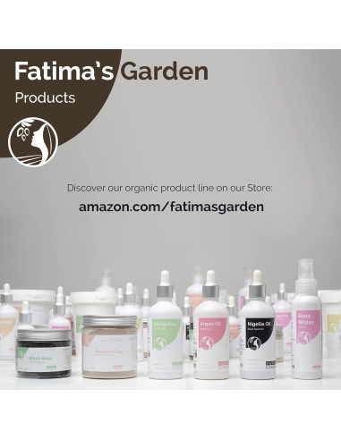 Jabón Negro Marroquí Fatima's Garden 150g Exfoliante Rosa