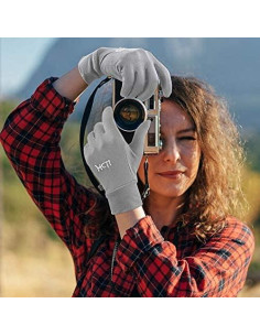 Forro de Guante Táctil MCTi Mediano Gris para Invierno 2