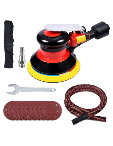 Lijadora Orbital Neumática SHININGEYES 5" Doble Acción