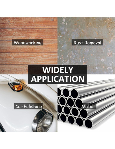 Lijadora Orbital Neumática SHININGEYES 5" Doble Acción