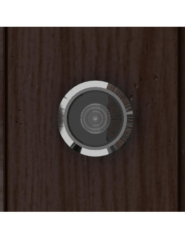 Visor de Mirilla de Puerta 180 Grados TB-SENROCA Cromo Brillante