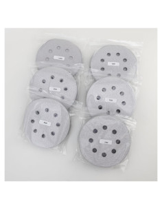 Discos de Lijado 5" JOVANT 120 Piezas 8 Agujeros Universal