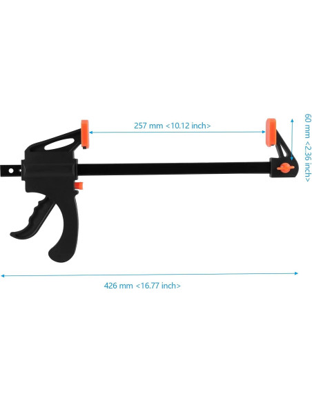 Paquete de 4 Abrazaderas de Barra 25.4 cm SEHOI con Separador 40.6 cm