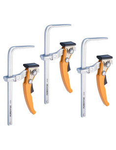 Abrazadera de Mesa Rápida POWERTEC 71545 - 3 Piezas 17.78 cm