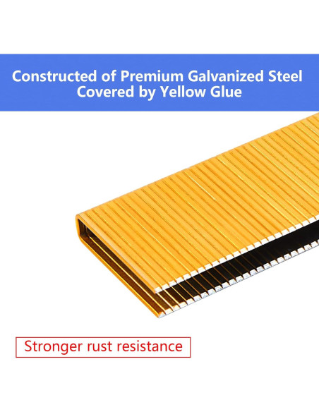 Grampas de Corona Estrecha 18 Gauge SimCos 1200 Unidades