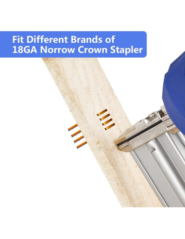 Grampas de Corona Estrecha 18 Gauge SimCos 1200 Unidades