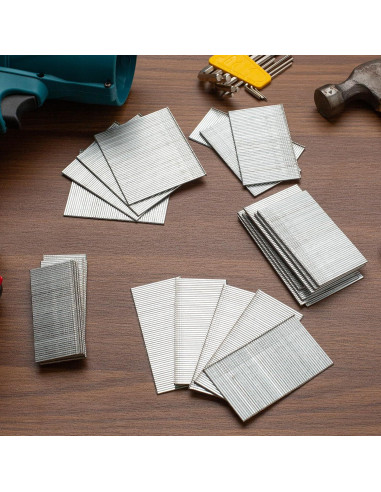 Clavos de Acabado 16 Gauge NIANRONGHUA 5000 Piezas 5 Tamaños