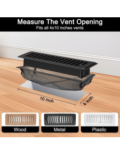 Cubierta de Registro de Piso Kalekey 10x25 cm 6 Piezas 2