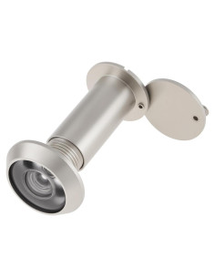 Mirilla de Puerta Latón Sólido 180 Grados Niquelado 14 mm