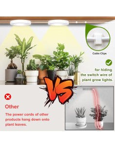 Luz de Crecimiento LED Aopeids 72 LEDs Espectro Completo 2