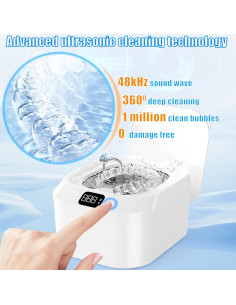 Limpiador Ultrasónico de Joyas YINPAD 220ML Silencioso 2