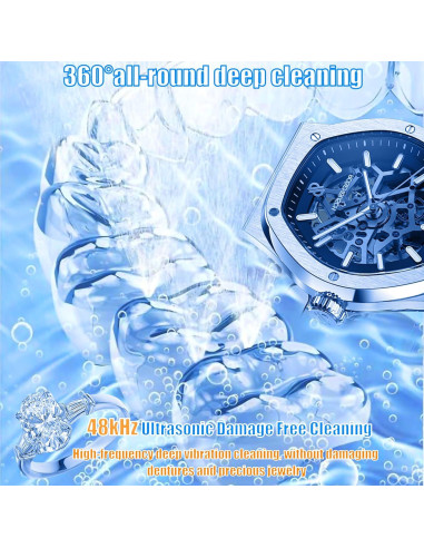 Limpiador Ultrasónico de Joyas YINPAD 220ML Silencioso