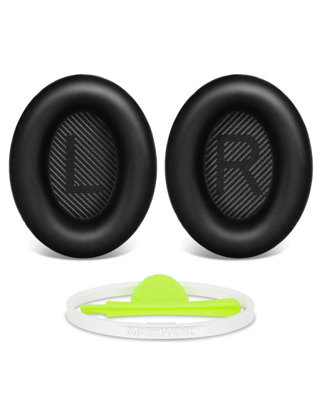 Almohadillas de Repuesto Bose QC35/QC35 II - Espuma Memoria y Cuero