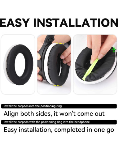 Almohadillas de Repuesto Bose QC35/QC35 II - Espuma Memoria y Cuero