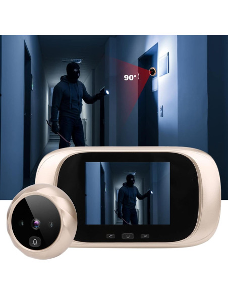Cámara de Mirilla Timbre de Video Ciciglow 2.8" LCD Infrarroja