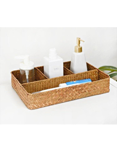 Canasta de Almacenamiento Dividida YANGQIHOME 25.9x20.1 cm