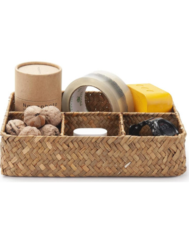 Canasta de Almacenamiento Dividida YANGQIHOME 25.9x20.1 cm